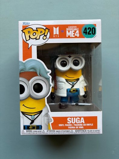 Funko Pop - Suga 420 - BTS Despicable Me Minion - Vinyl Action Figure