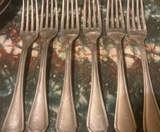 1800s Italian silver forks free postage