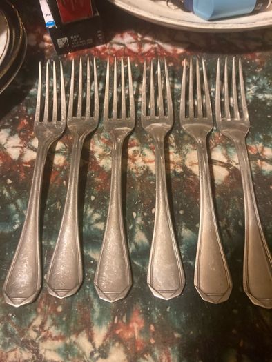 1800s Italian silver forks free postage