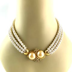 Vintage Faux Pearl Necklace