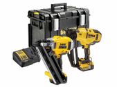 DeWalt DCK264P2 18V XR Li-Ion Cordless Brushless Nailer Twin Pack - 2x 5.0Ah Batteries