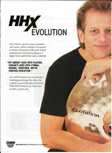Sabian HHX Evolution 20" Dave Weckl Signature