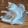 Sterling Silver Cat on cushion Image 3