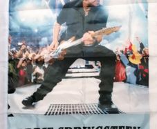 Bruce Springsteen flag 3ft x 2ft.Blue.