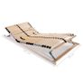 Slatted Bed Bases 2 pcs with 28 Slats 7 Zones 90x200 cm Image 4