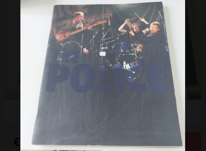 The Police - 2007 Tour concert programme