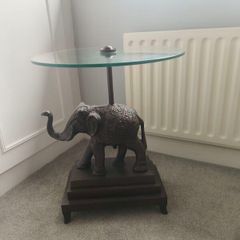 Glass top table