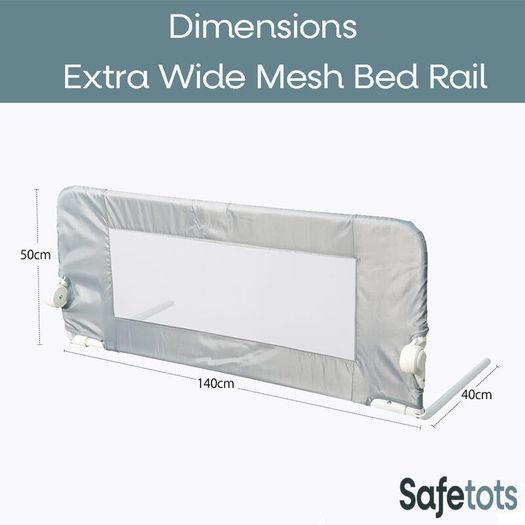 Safetots Extra Wide Bed Rail Natural
