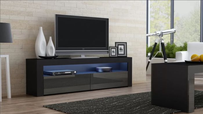 LED Light TV Stand Living Room Furniture