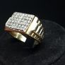 Men's 9ct rolex ring Image 3