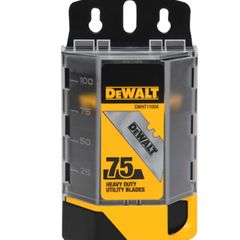 Dewalt Induction Hardened Utility Blades DWHT11004 - Pack of 75