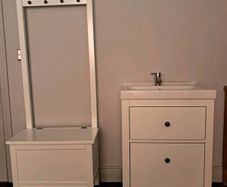 Bathroom Vanity Unit with sink, tap & waste