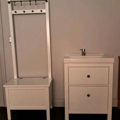 Bathroom Vanity Unit with sink, tap & waste