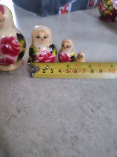 Matryoshka doll  Hand Painted Russian Dolls set of 4