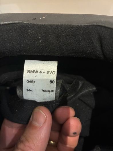 Matching Pair of bmw 4 Evo helmets