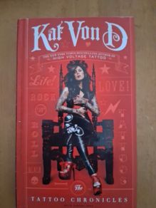 Signed Kat Von D Tattoo hardback book