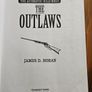 The Authentic Wild West.  The Outlaws. By James Horan. Accounts By Eyewitness And Outlaws Themselves.  Large Volume Hardback With Dustjacket In Good Condition.  See Photos. Image 4