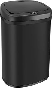 Stainless Steel Automatic Touchless Kitchen Bathroom Sensor Bin,Trash Can,Touch Bin (58LRound)