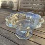 Clear Glass Pedestal Fruit Bowl Image 2