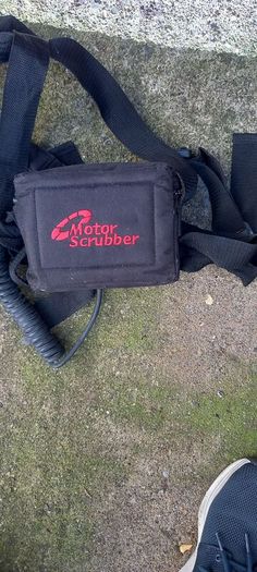 Motor scrubber with backpack