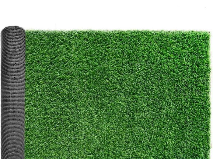 Premium Synthetic Artificial Grass Turf 10mm Pile Height, High Density Fake Faux Grass Turf, Natural and Realistic Looking Garden Pet Dog Lawn(1mx3m)