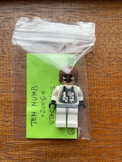 Lego minifigure Ten Numb sw0153 - 2006