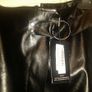 Bnwt Pretty Little Thing  Black Faux Leather Ring Belt Mini Skirt Size UK14 EU42 Postage Included Image 6