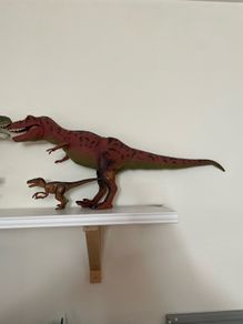 Jurassic Park Kenner T Rex 1993/1997 and Velociraptor bundle