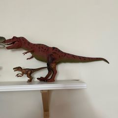 Jurassic Park Kenner T Rex 1993/1997 and Velociraptor bundle