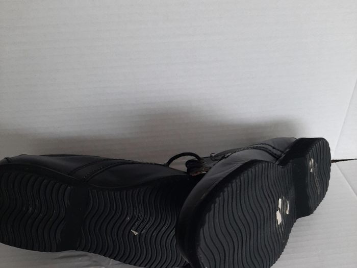 New leather shoes