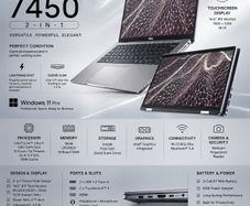Dell latitude 2in1 touch 7450 ultra 5 16gb ddr5 512