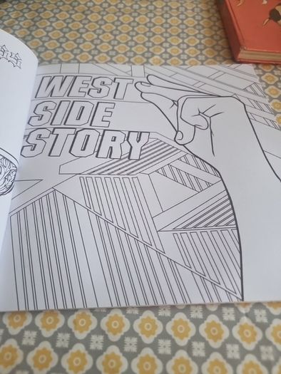 Classic movies colouring book.