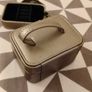 Jewelry Box Faux Leather Travel Size Double Compartments Mirror Tuscan designs Image 8