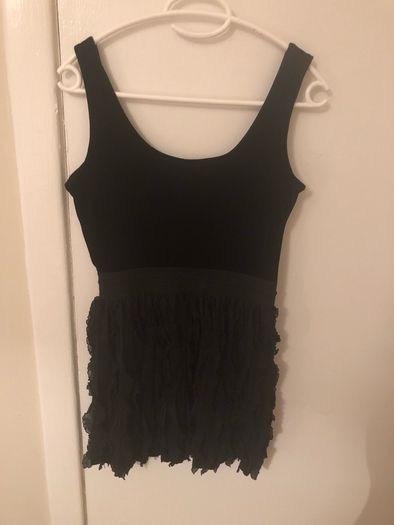 New look black dress (age 14-15)