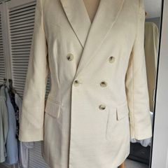 Lemon Cream Blazer Size 16