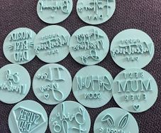 Assorted cookie stamps