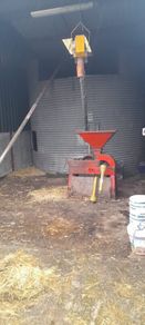 Grain storage/rolling setup for sale