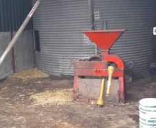 Grain storage/rolling setup for sale