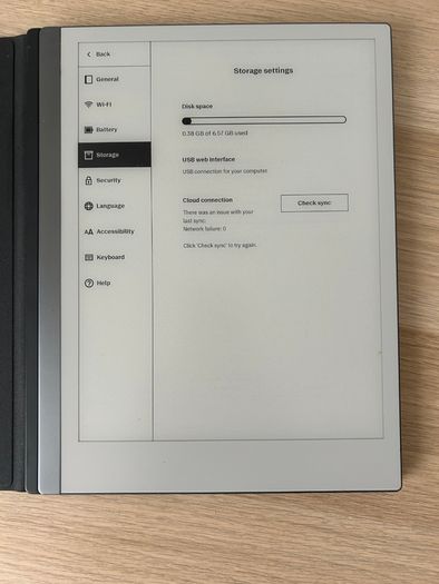 reMarkable 2 e-ink tablet