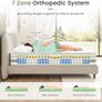 King Size Mattress 5FT, 10 Inch Gel Memory Foam Pocket Sprung Hybrid Mattress, 7-Zone Orthopedic & Motion Isolation, Medium Firm, 150x200x25cm Image 6
