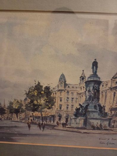 O'Connell St Dublin by Colin Gibson - Framed