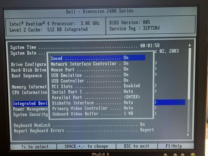 Dell Dimension 2400