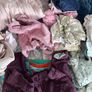 Baby girl wardrobe outfits 0-3 m snow onesies babygrows vests tops dresses hats blankie Image 5