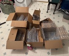 boxes moving