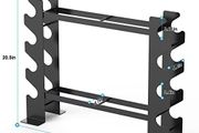Dumbbell Rack Home Gym Weight Rack Dumbbell Storage Rack Multi-layer Weights Holder