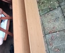 Fitted Kitchen Beech Effect end panels