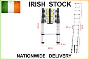 3.8m Aluminium Multi Purpose Telescopic Ladder Extendale Extension Steps New