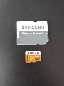 32GB Samsung EVO memory card