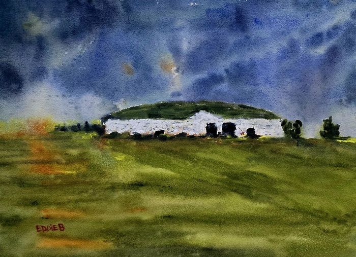 newgrange watercolour