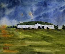 newgrange watercolour